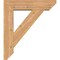 Ekena Millwork Traditional Slat Smooth Bracket w/ Offset Brace, Western Red Cedar, 7 1/2"W x 30"D x 34"H BKT0806X30X34TRA06SWR - alternate 3